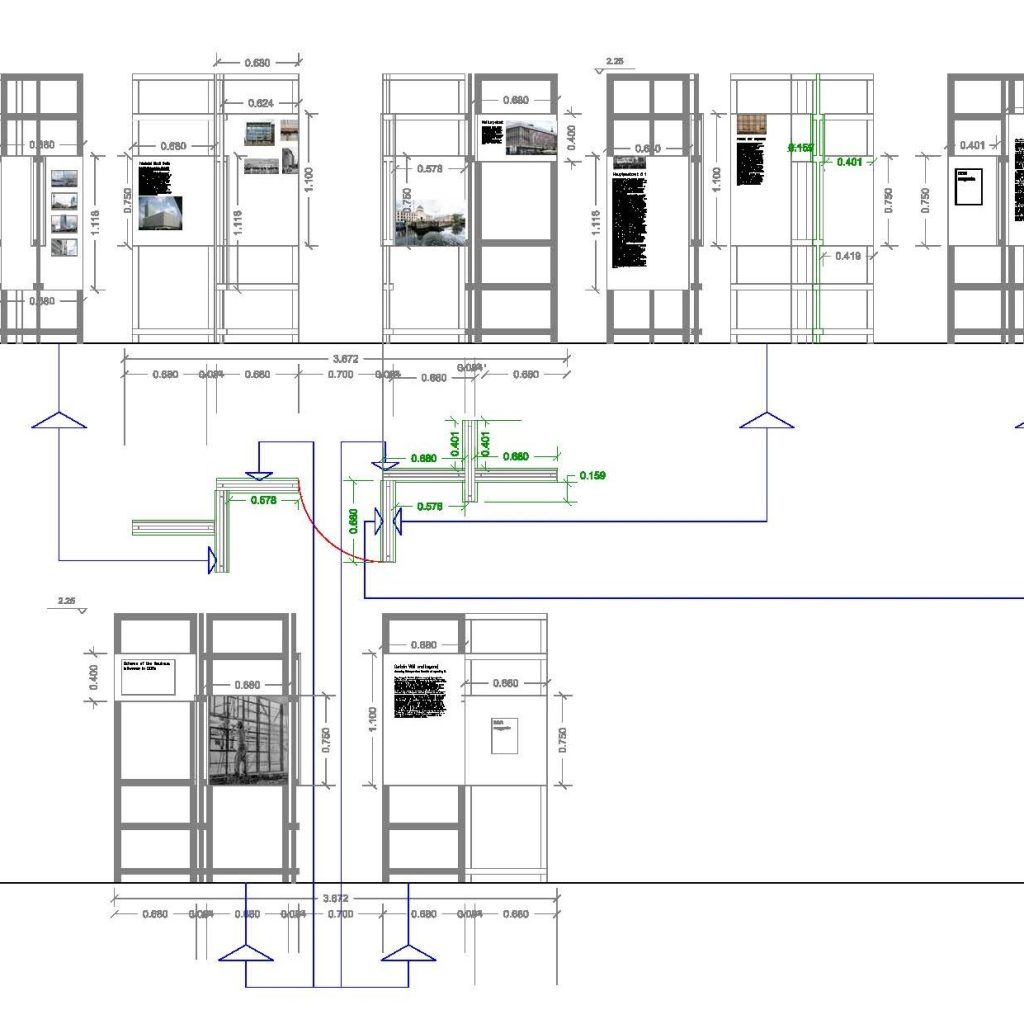 Elevations with dimensions
