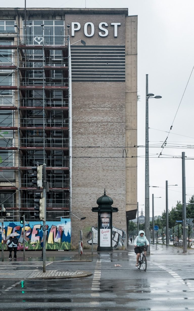 Hauptpostamt, Leipzig: the building in 2015