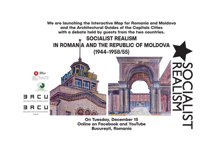 Poster – launch of "Socialist Realism in Romania and the Republic of Moldova", 15 December 2020