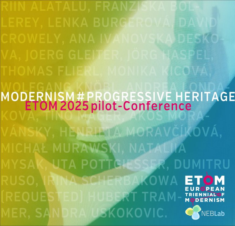 Poster – ETOM 2025 pilot conference "Modernism #Progressive Heritage", Berlin, 28–29 November 2025