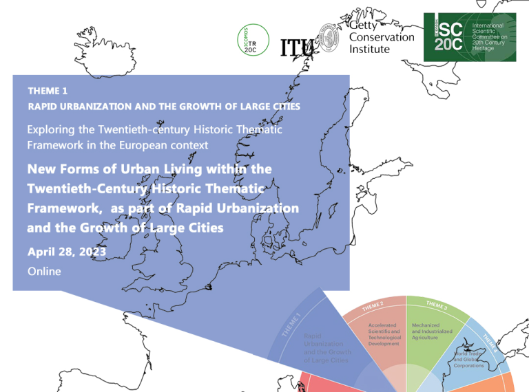 Poster – ICOMOS Turkey NSC20C / ISC20C Seminar 4 "New Forms of Urban Living", 28 April 2023