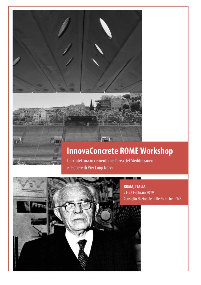 Programme – InnovaConcrete Rome Workshop, CNR, 21–22 February 2019