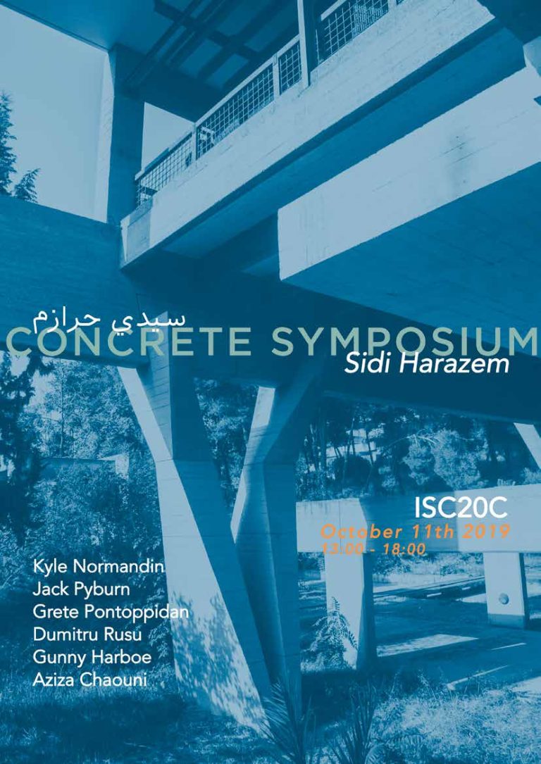 Poster – ISC20C Concrete Symposium, Sidi Harazem (Morocco), October 2019