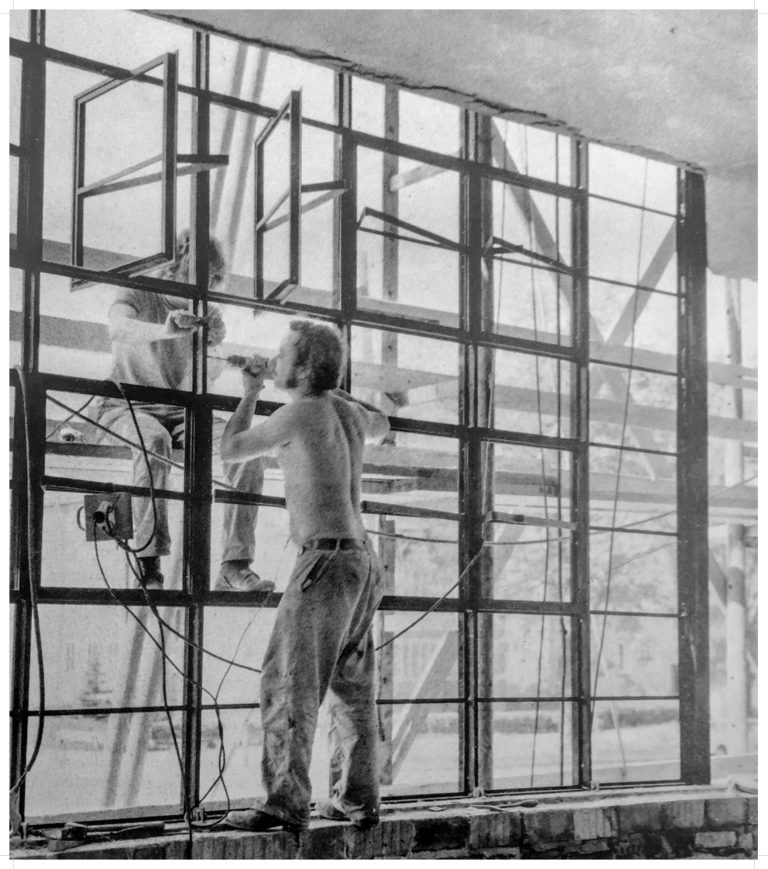 Panel: The Bauhaus building, restoration 1976