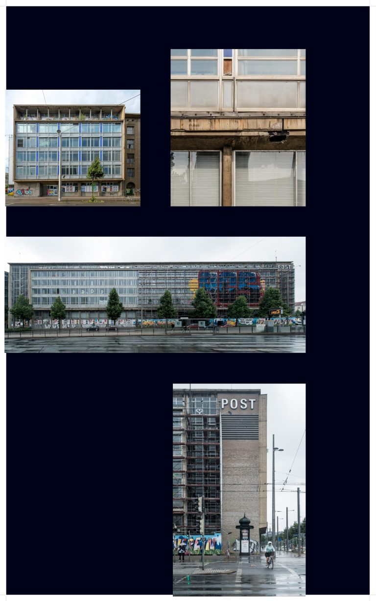 Panel: Hauptpostamt, Leipzig: photographs